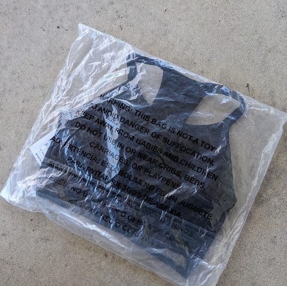 Jockey Essentials Black Racerback Seamfree Jersey Ribbed Sports Bra NWT - Picture 9 of 10